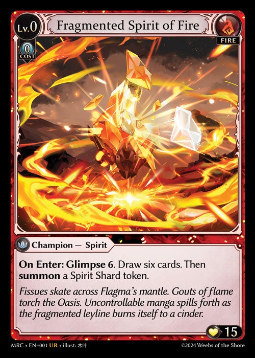 Fragmented Spirit of Fire(Alter) | EVO_TCG Store