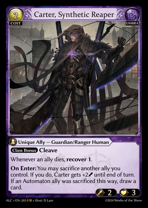 Carter, Synthetic Reaper | EVO_TCG Store